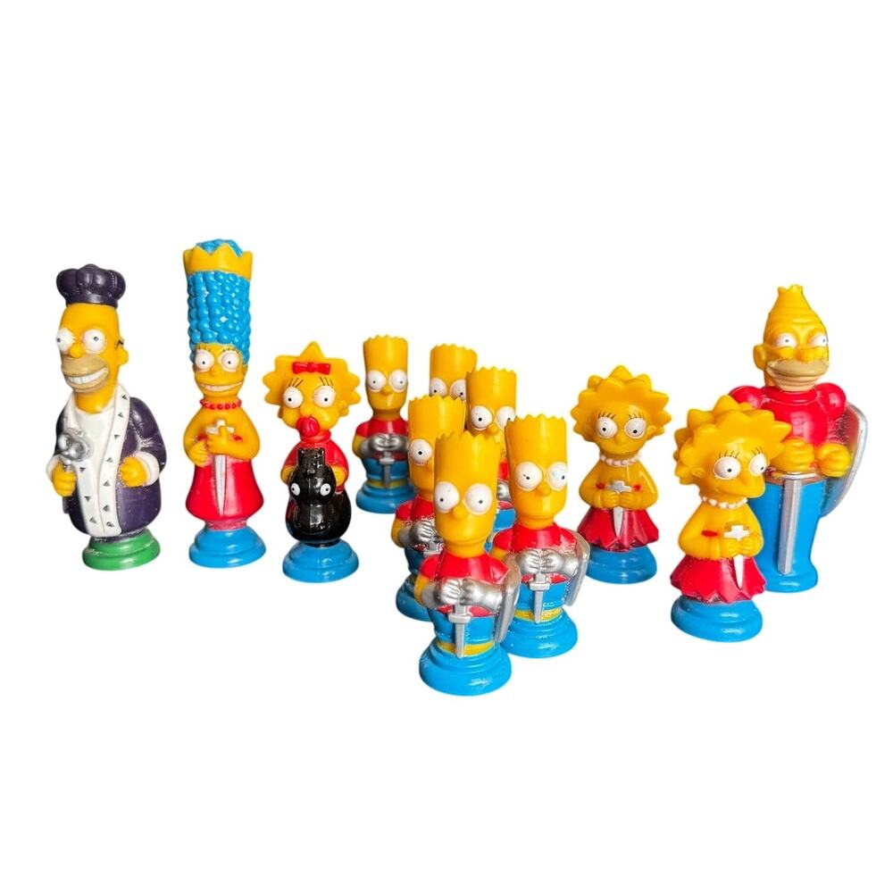 The Simpsons Vintage 3D Chess Set Replacements Matt Groening